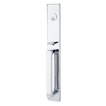 Emtek Bright Chrome, Handleset, 4819SQUUS26 4819SQUUS26